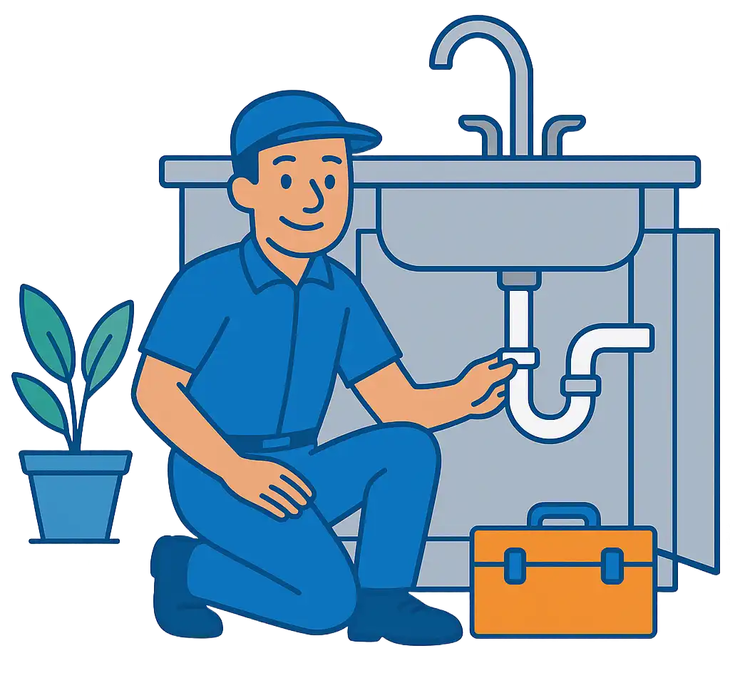 نصب سینک و لوله‌کشی آشپزخانه